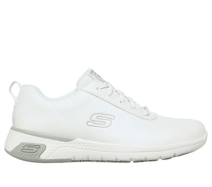 Women's Wide Fit Skechers 108010EC Marsing Gmina Slip Resistant Trainers