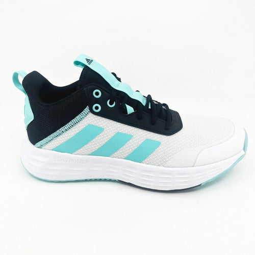 Adidas Own The Game 2.0 White Aqua Black Mens Basketball Shoes IF2687