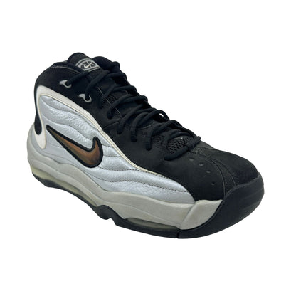 Nike Air Total Max Uptempo Metallic Silver Black White Mens Size 8.5 Sneaker