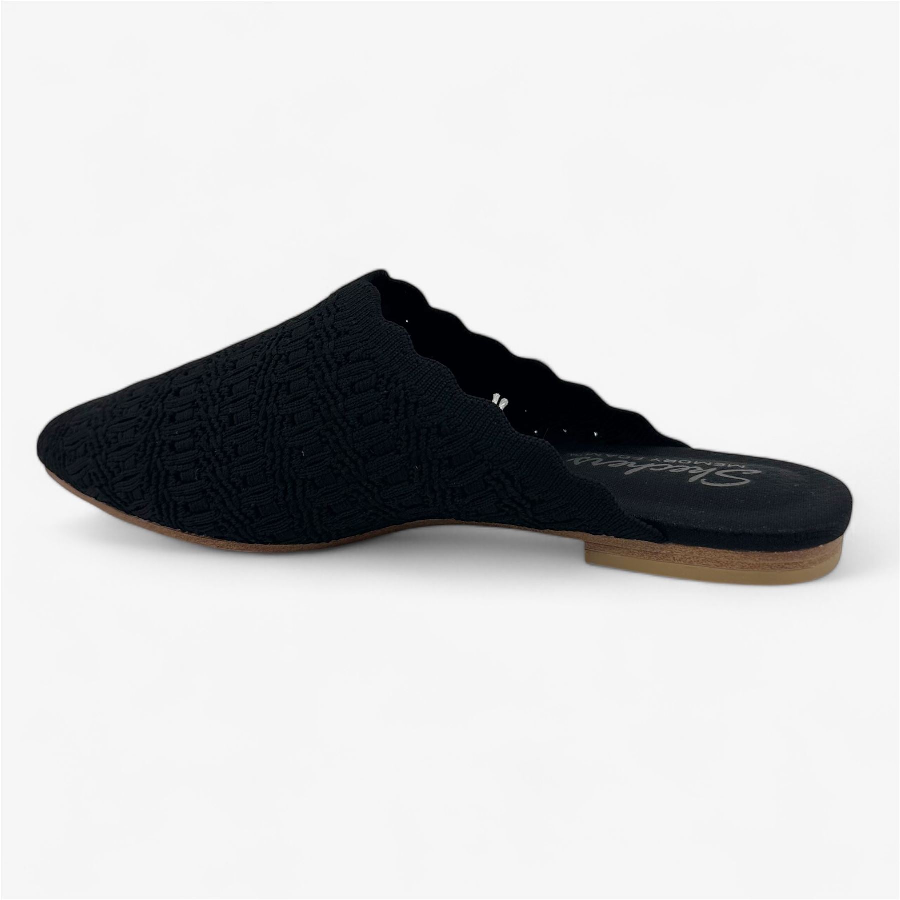 Skechers Cleo Snip Sweet Daffodil Black Womens Casual Flat