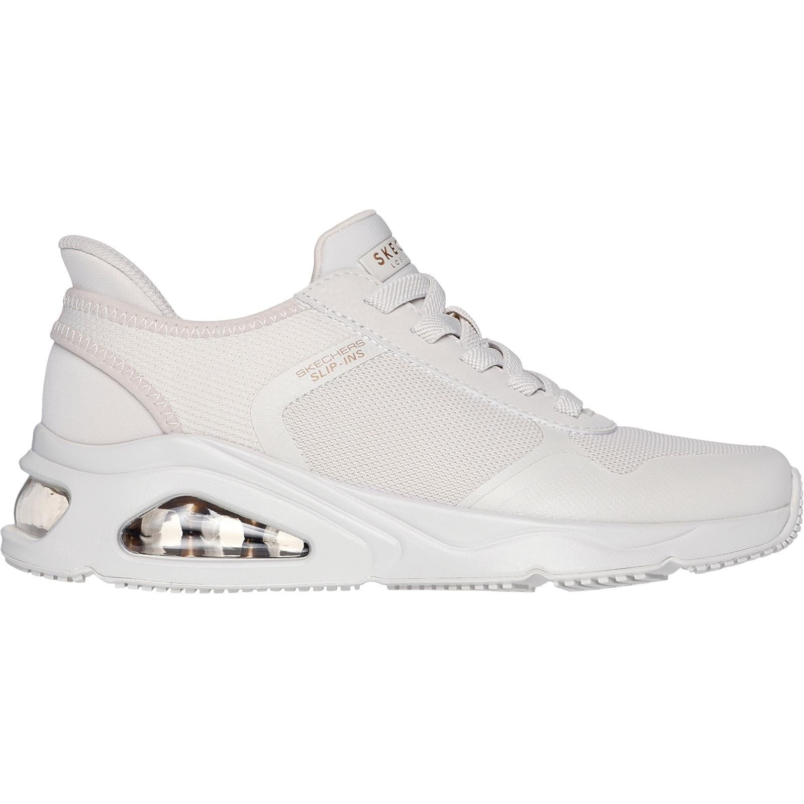 Women's Wide Fit Skechers 177116 Slip-ins Tres Air Uno Easy Steppers Trainers