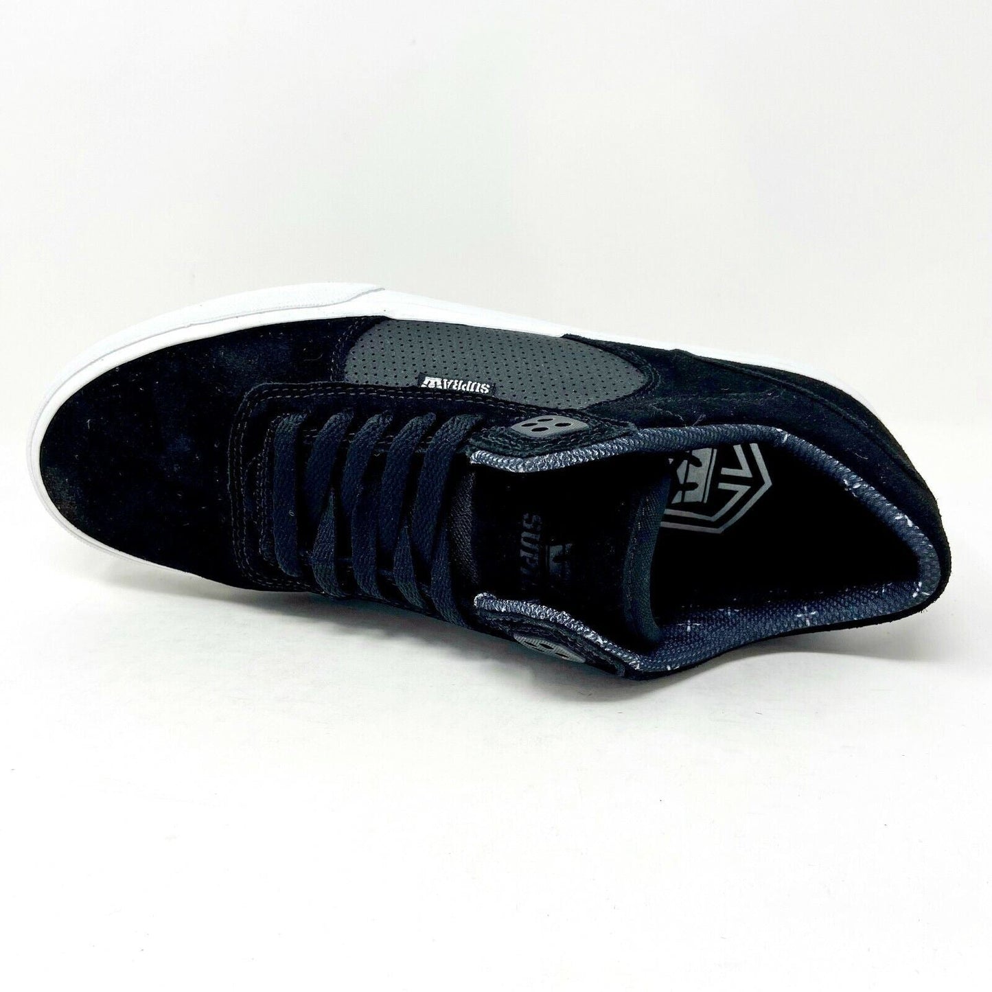 Supra Ellington Vulc Black White Mens Skateboard Sneakers S27500