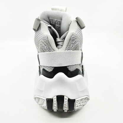 Adidas Exhibit B Mid Gray White Womens Size 8 Basketball Sneakers GY8983