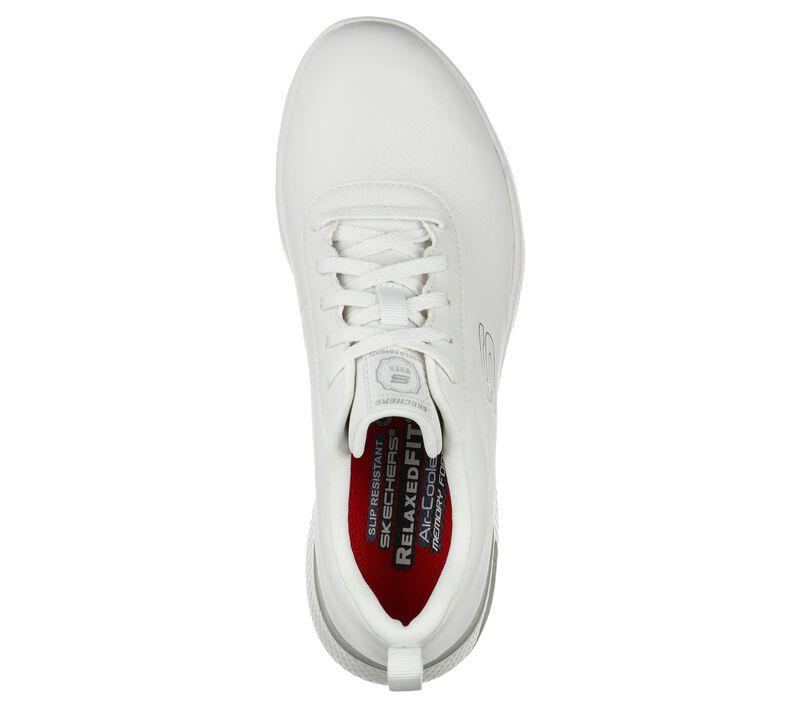 Women's Wide Fit Skechers 108010EC Marsing Gmina Slip Resistant Trainers