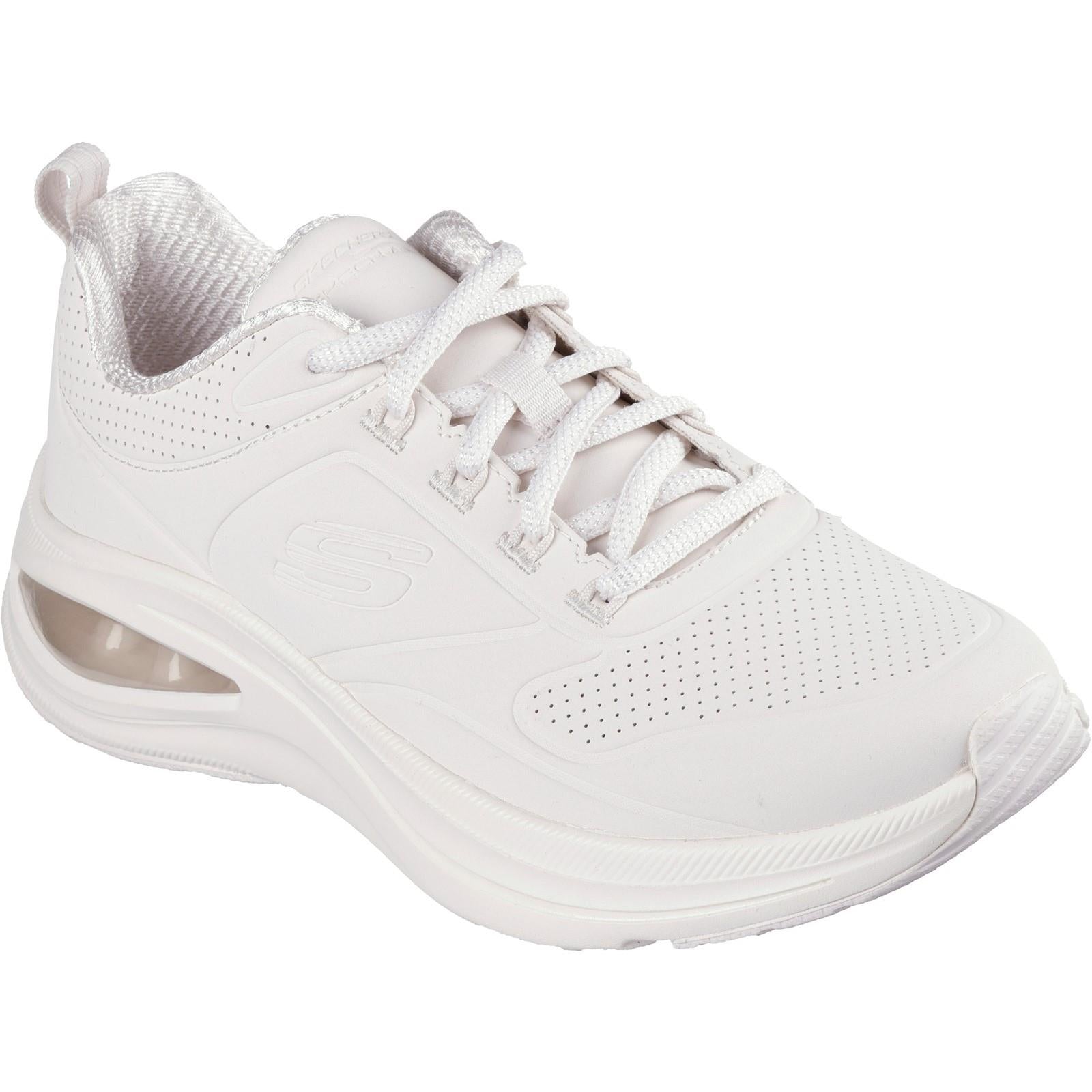 Women's Wide Fit Skechers 150136 Skech Air Meta Trainers