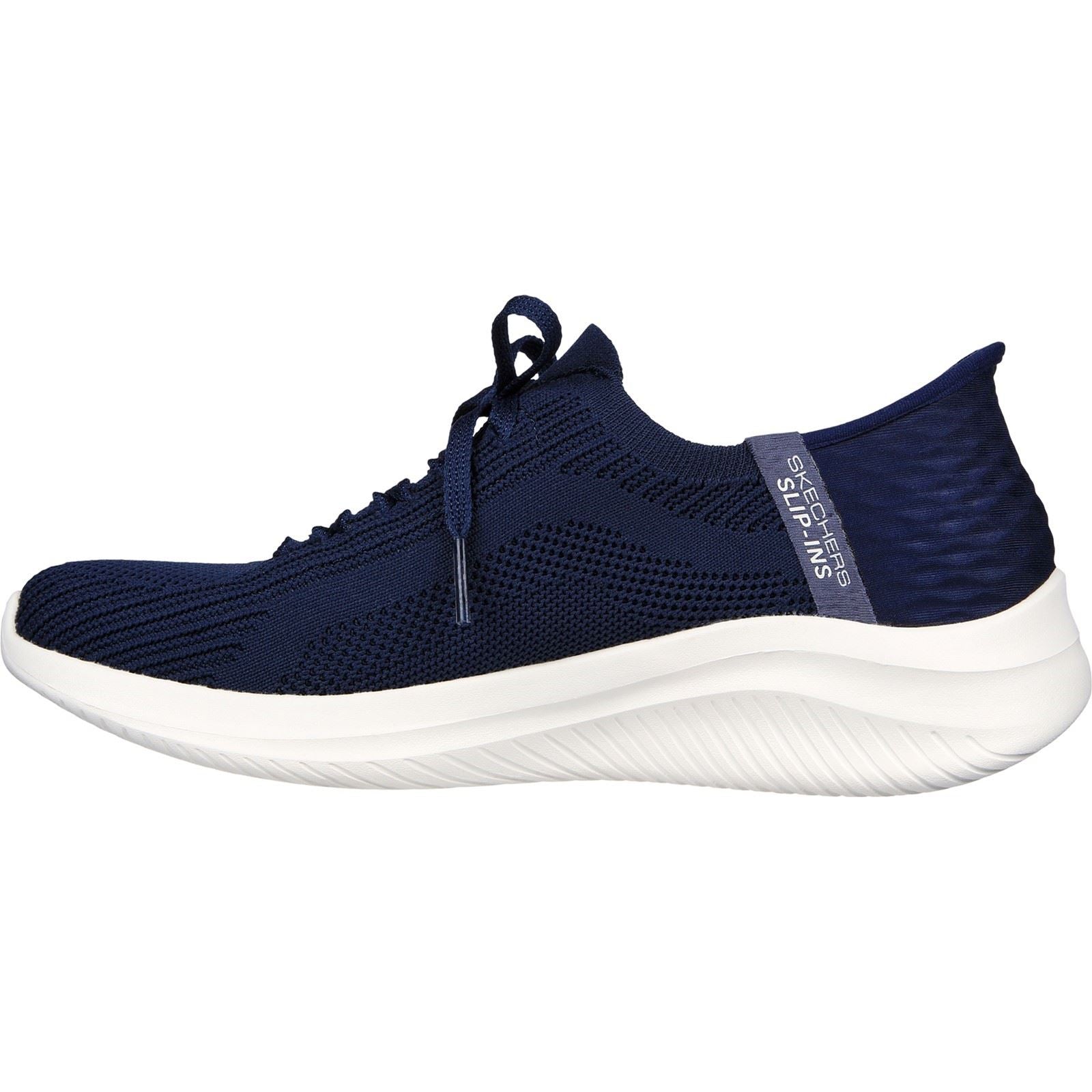 Women's Wide Fit Skechers 149710 Slip-ins Ultra Flex 3.0 Brilliant Path Trainers - Navy