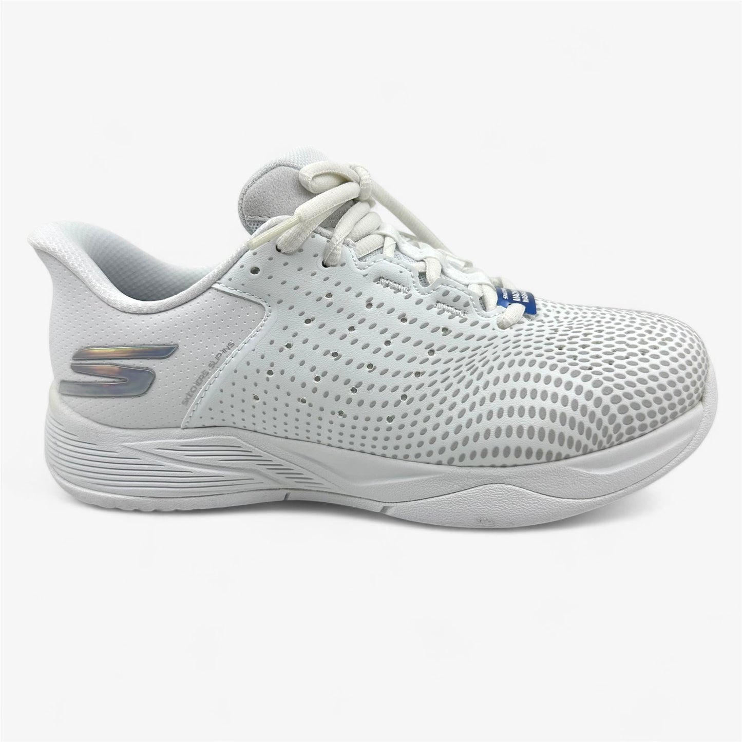 Skechers Viper Court Reload White Womens Athletic Pickleball Sneaker