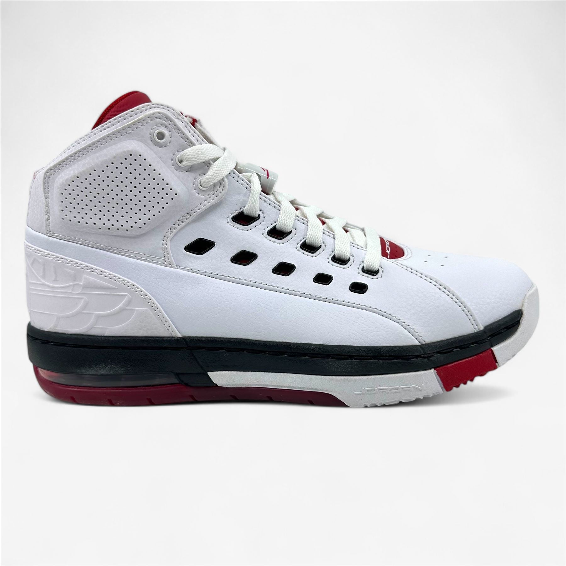 Jordan Ol' School White Gym Red Black Mens Athletic Sneaker