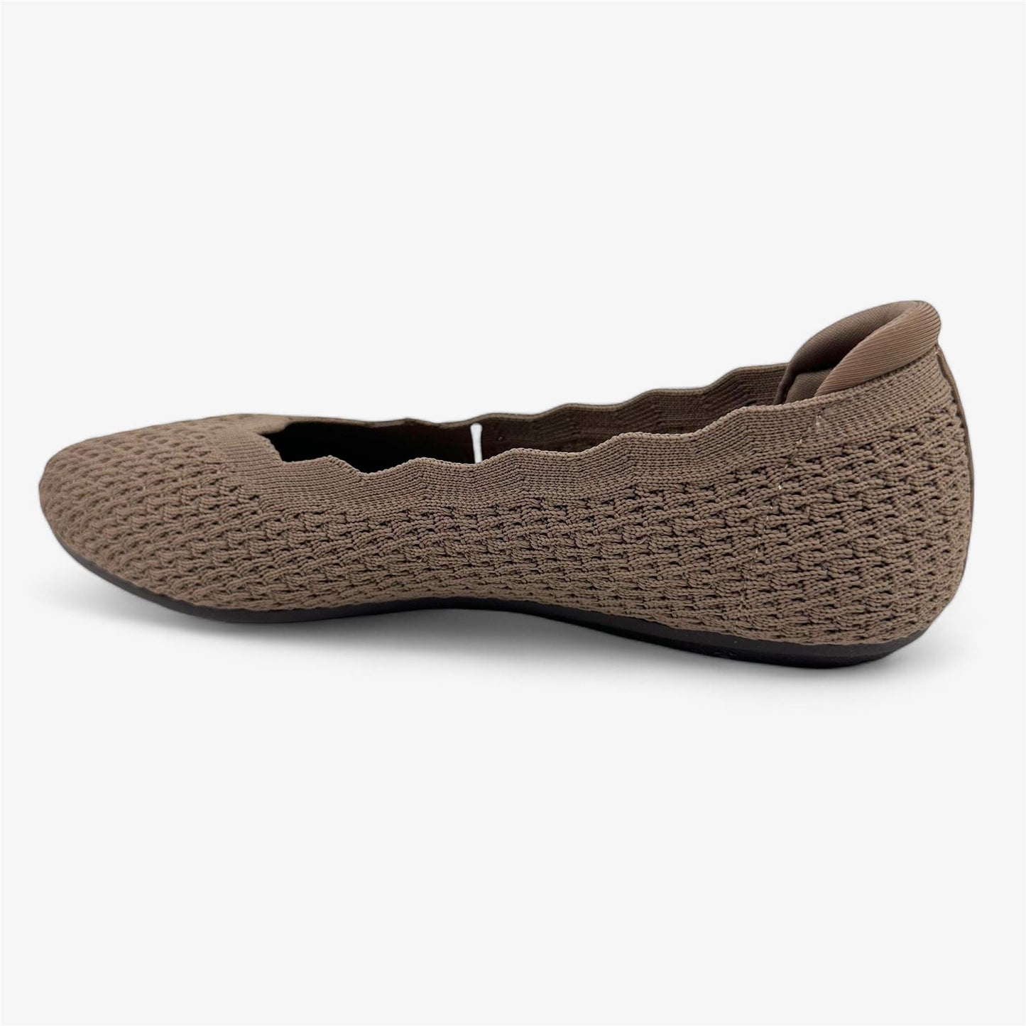 Skechers Cleo 2.0 The Get Mocha Womens Casual Stretch Fit Flat