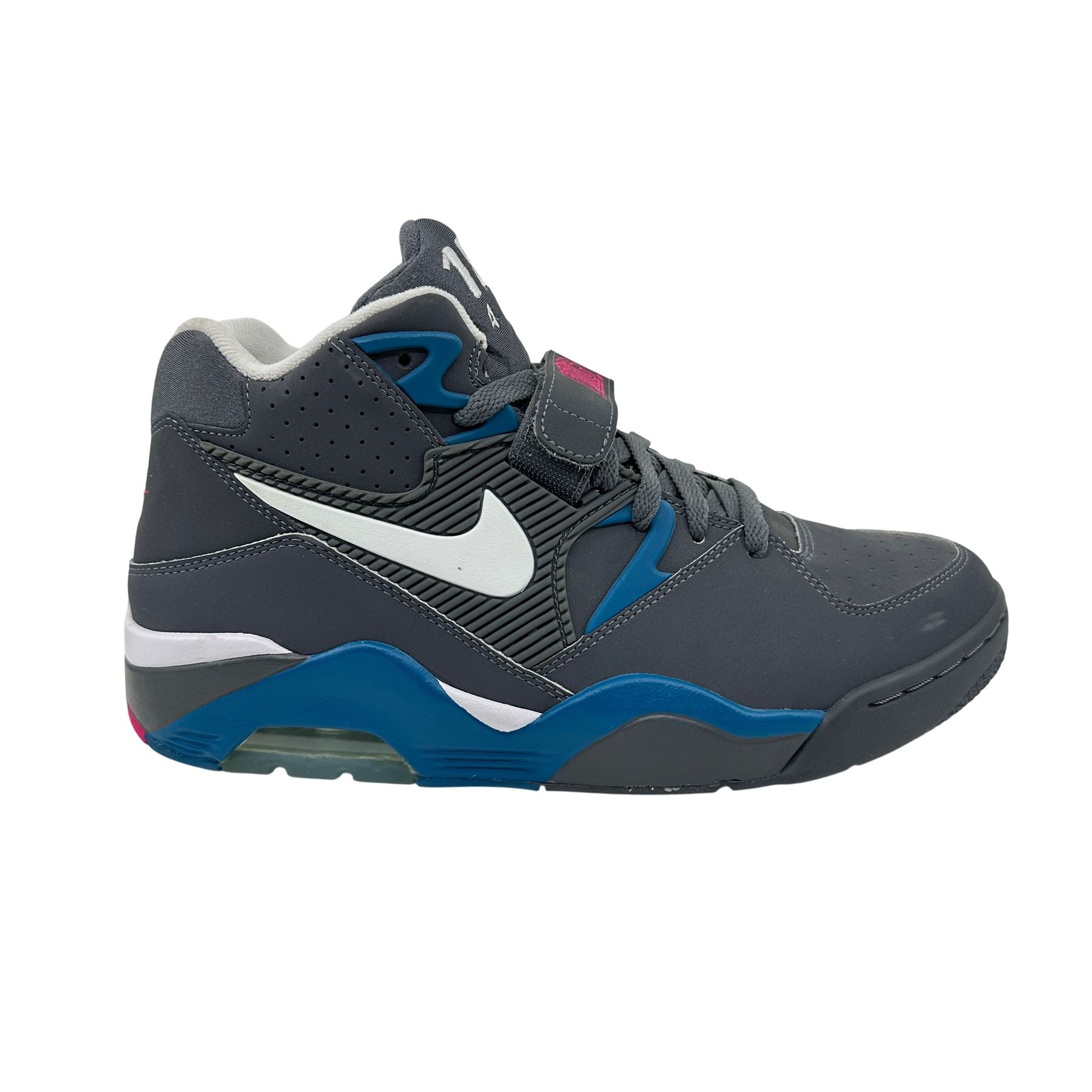 Nike Air Force 180 Dark Gray White Mens Athletic Sneaker
