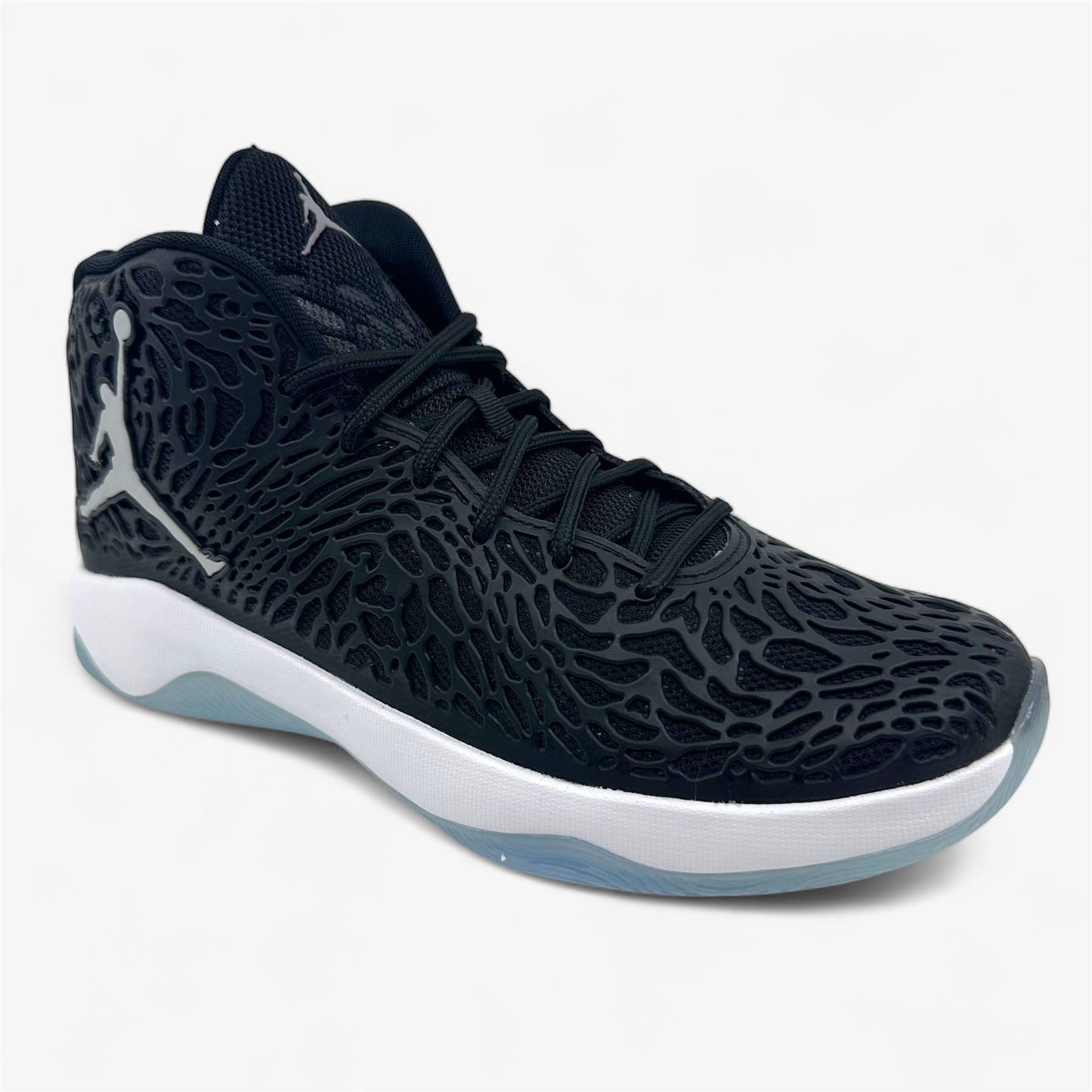 Jordan Ultra.Fly Black Reflect Silver White Mens Athletic Sneaker