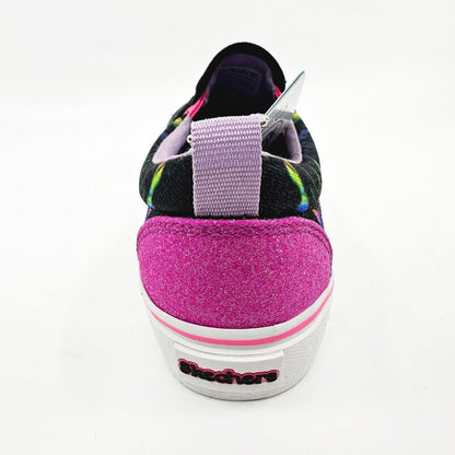 Skechers Marley Electric Tie Dye Black Multicolor Kids Girls Sneakers
