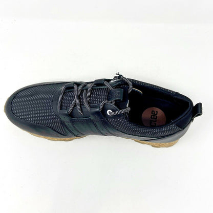 Clae Mills Black Leather Nylon Canvas Mens Casual Premium Sneakers