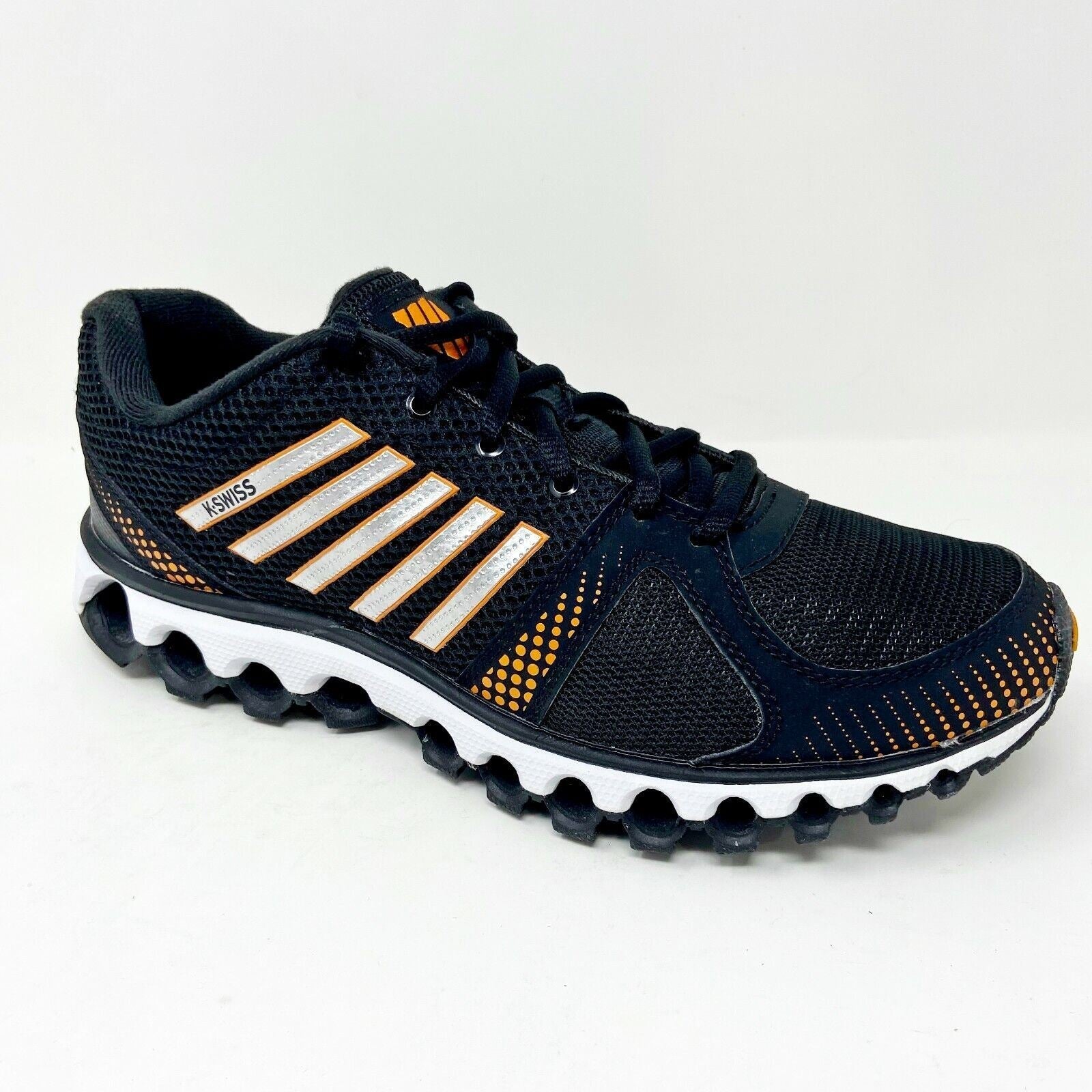 K-Swiss X-160 CMF Black Orange Popsicle Mens Size 9.5 Sneakers 03524 076