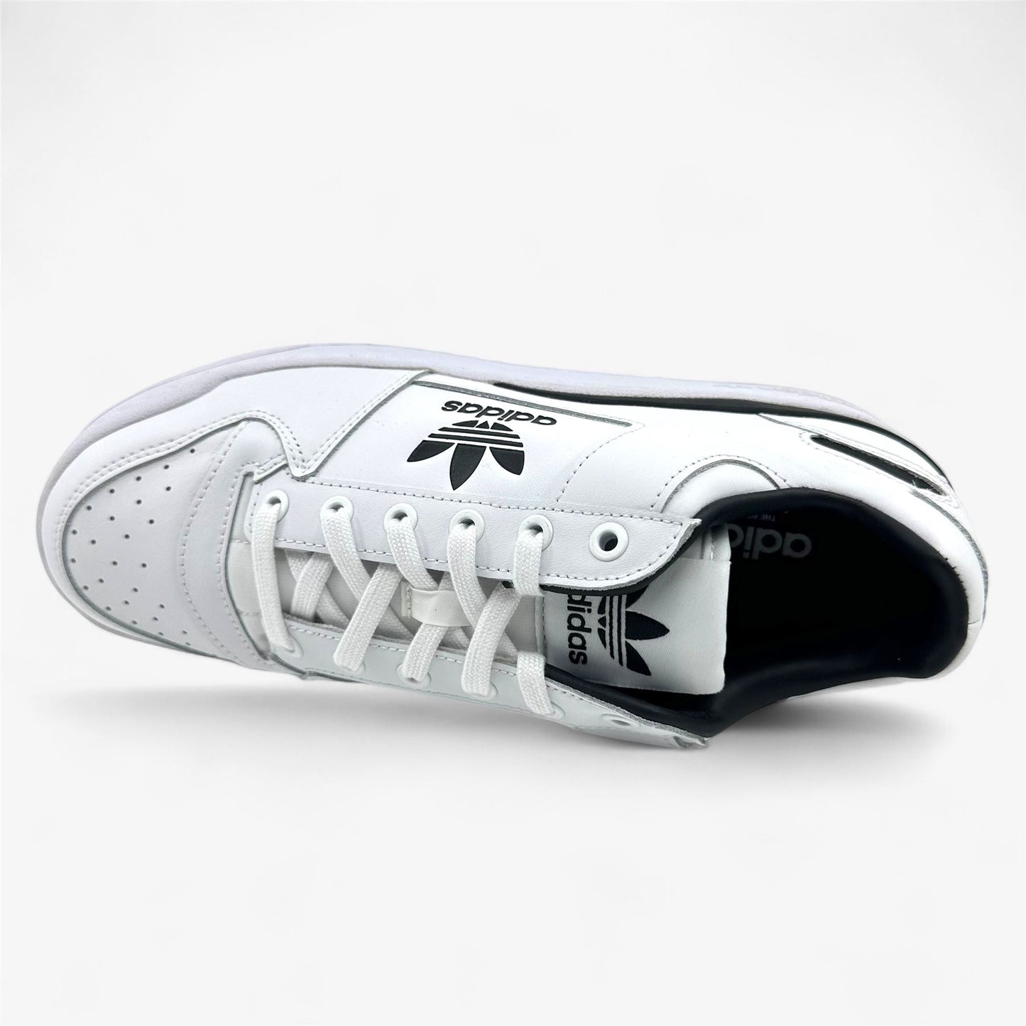 Adidas Forum Bold White Black Womens Size 9.5 Athletic Sneaker