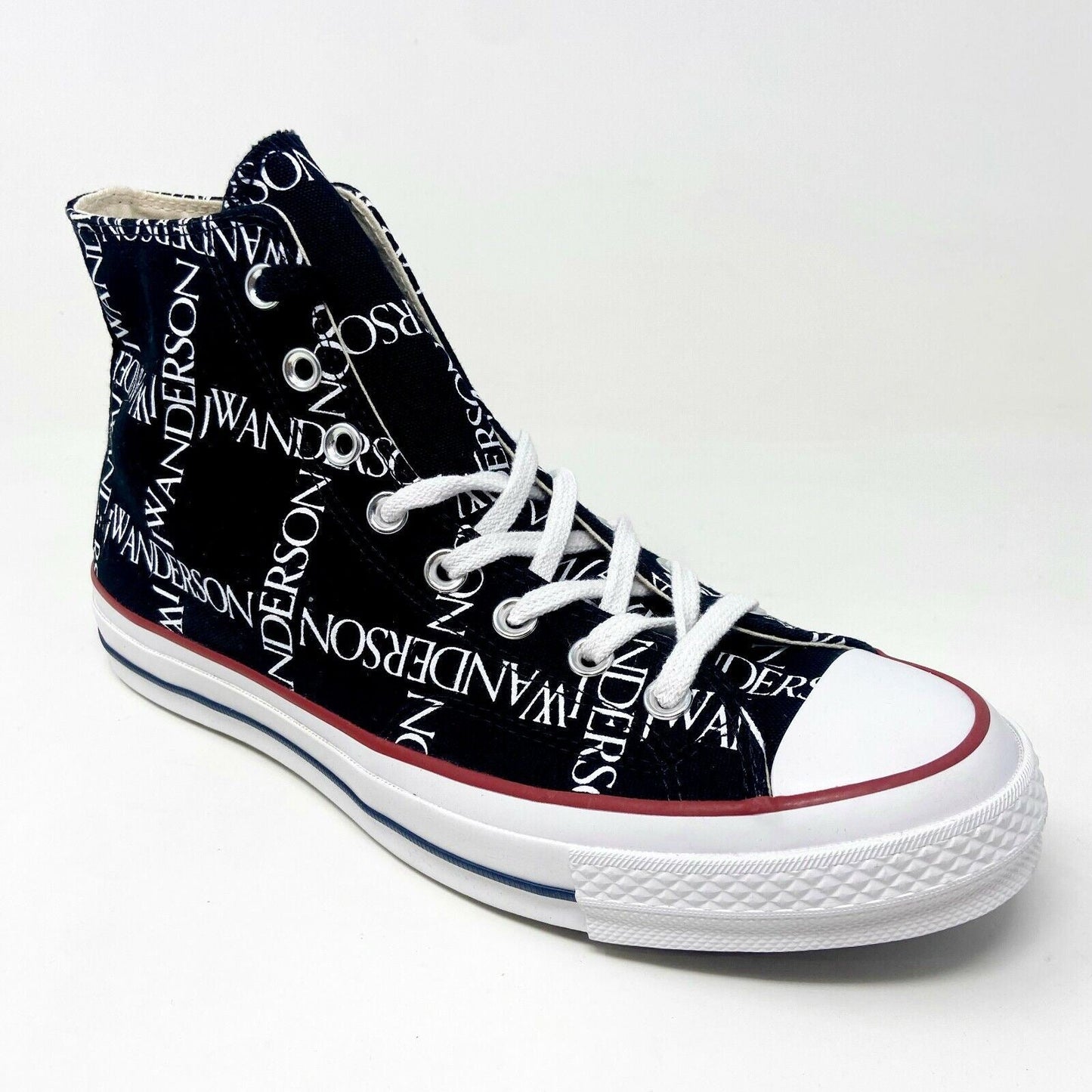 Converse Chuck 70 Hi x JW Anderson Black White Insign Womens Sneakers 160807C