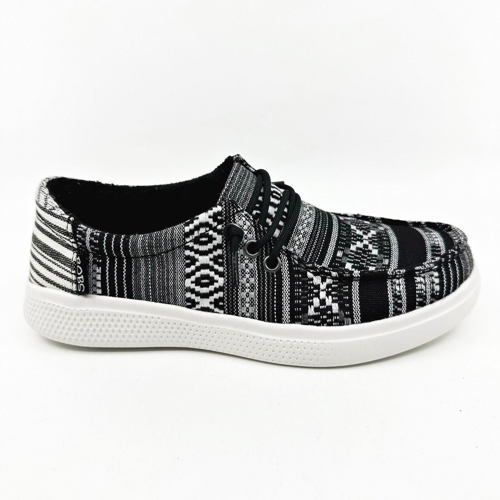 Skechers Bobs Skipper Desert Dayz Black Womens Size 5.5 Casual Shoes