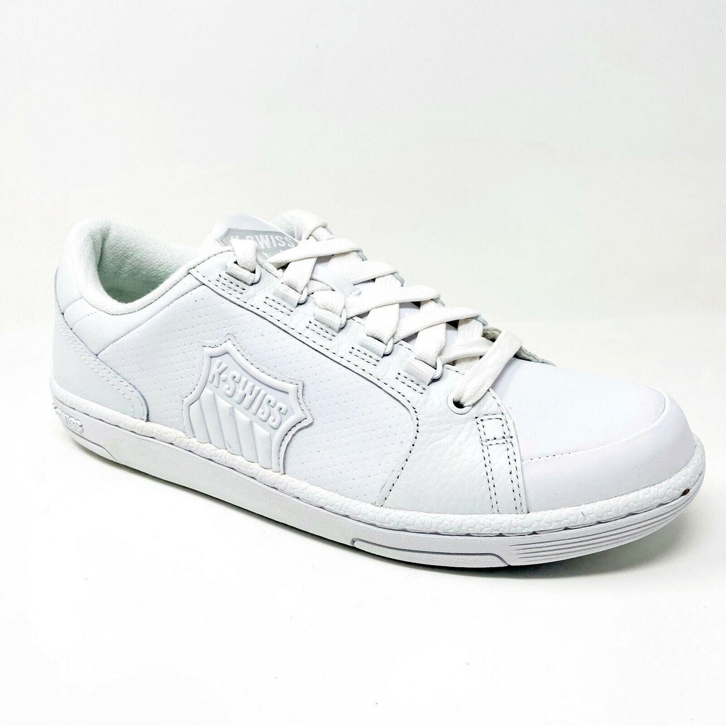 K-Swiss Dolton Triple White Mens Casual Shoes Sneakers 02121101