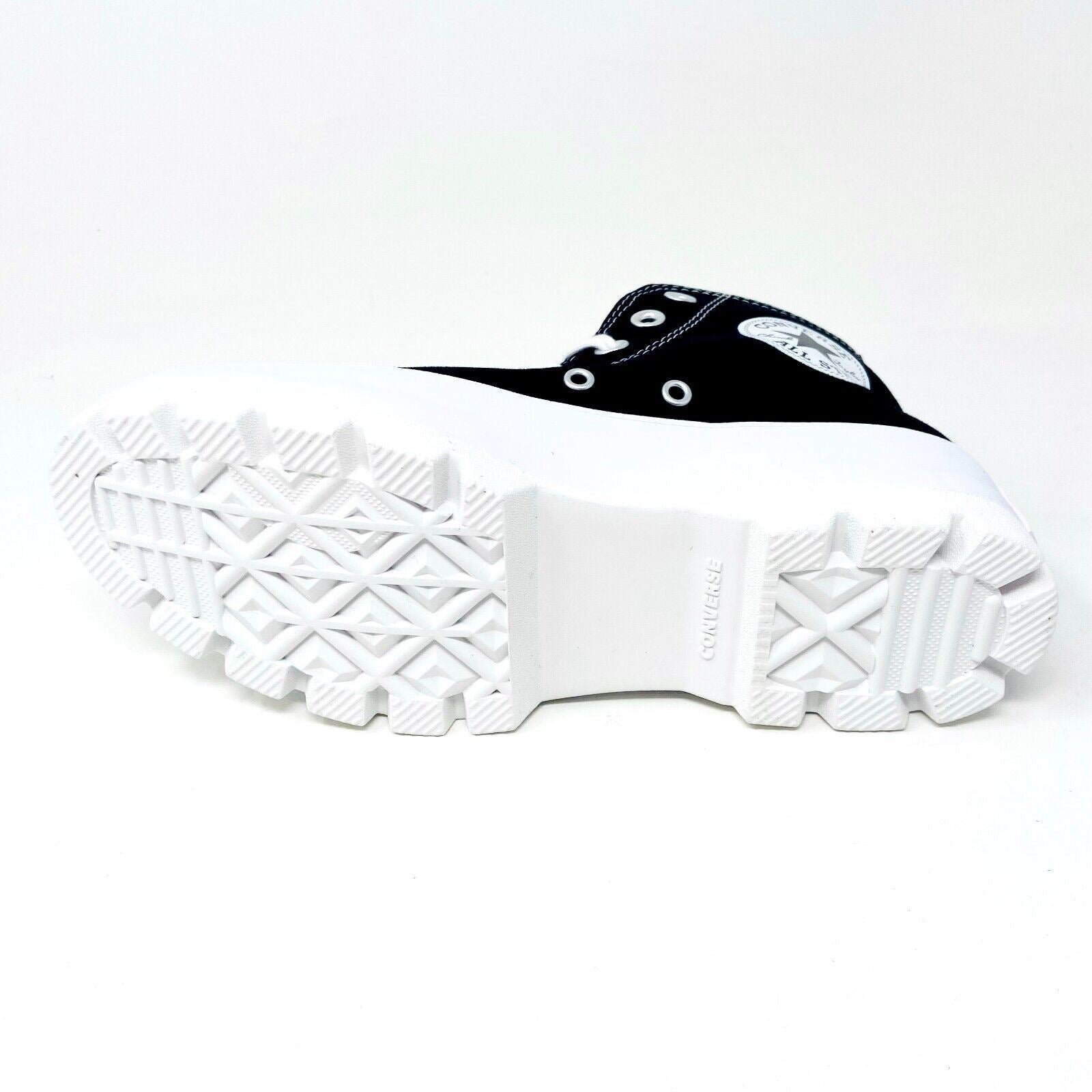Converse Chuck Taylor All Star Lugged High Black White Platform Womens Sneakers