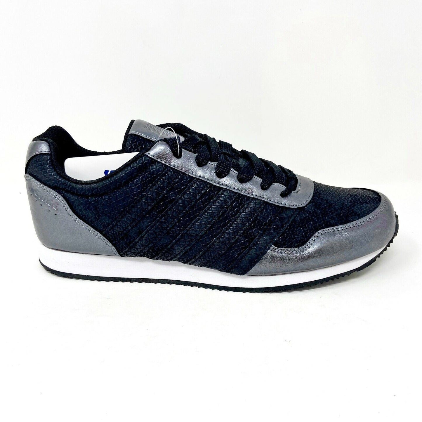 K-Swiss New Haven Snake CMF Black White Womens Size 8.5 Sneakers 95115 002