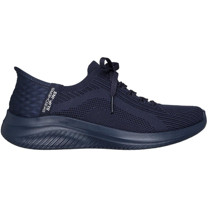 Women's Wide Fit Skechers 150447 Slip-ins Ultra Flex 3.0 Pure Color Trainers