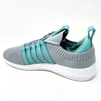 K-Swiss Gen-K Icon Knit High Rise Pool Blue White Womens Trainers 95578 053
