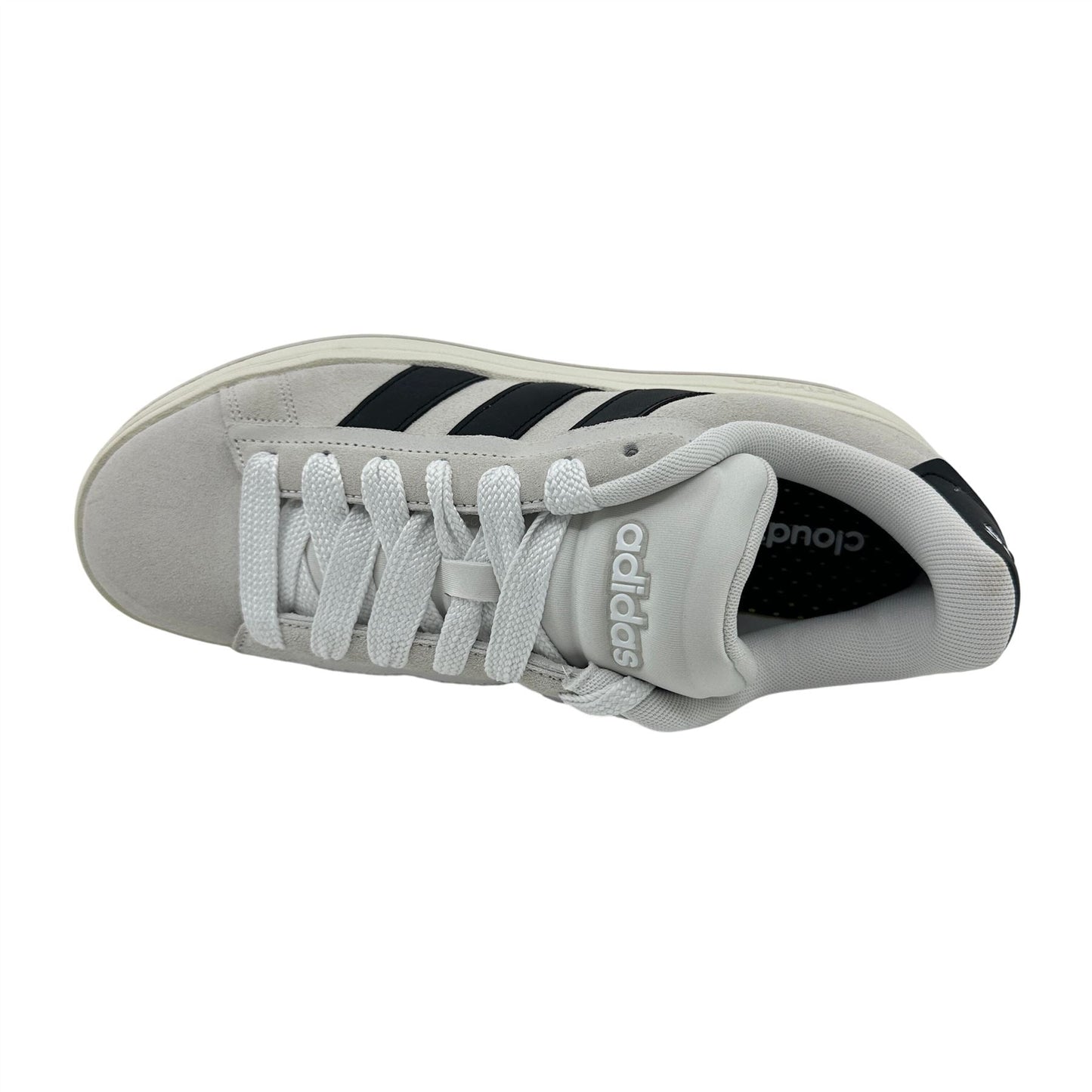 Adidas Grand Court Alpha 00s Crystal White Black Mens Athletic Sneaker