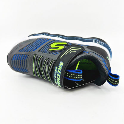 Skechers Skech Air Waves Charcoal Blue Kids Boys Sneakers