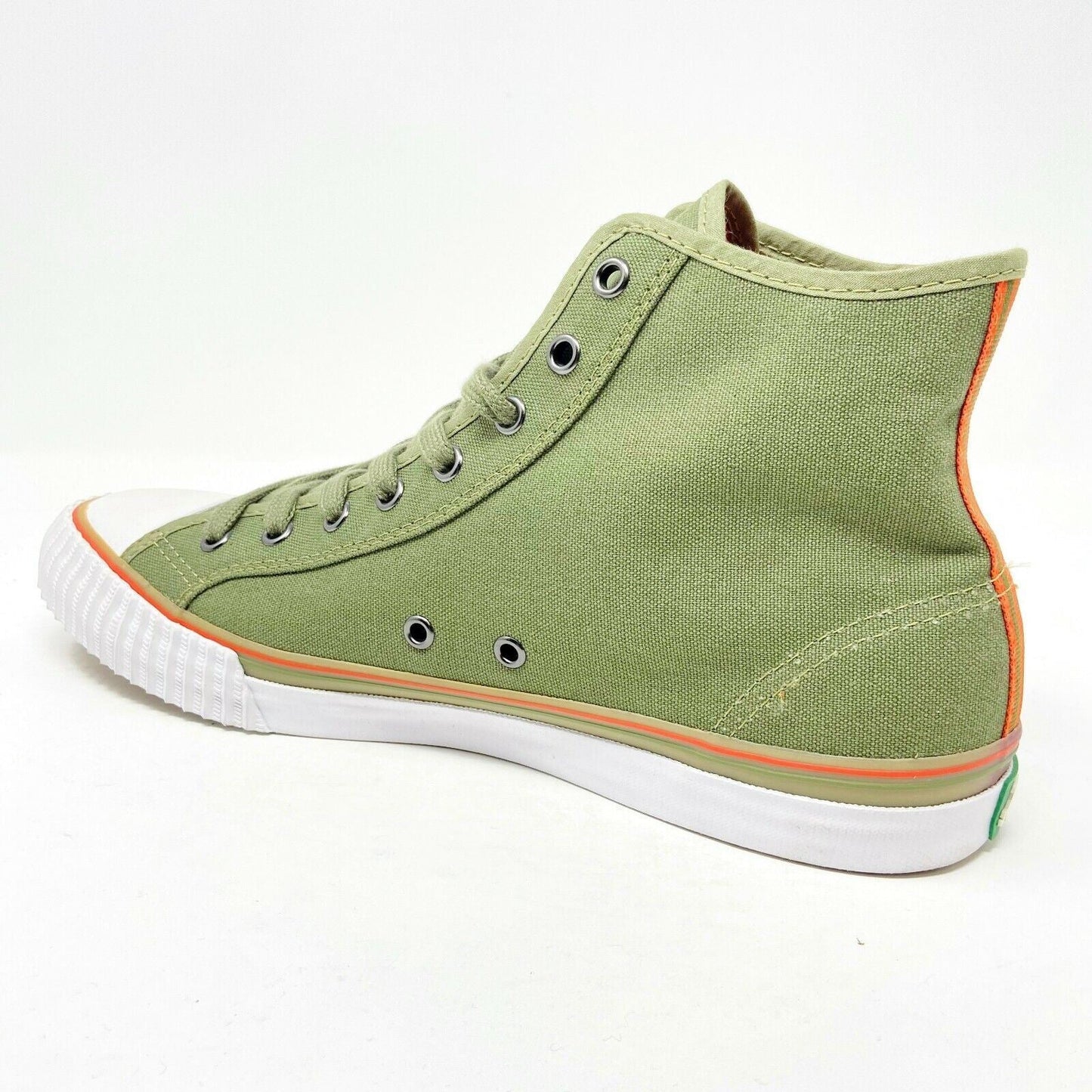 PF Flyers Center Hi Reiss Army Olive Green White Mens Shoes Sneakers PM11CH2B