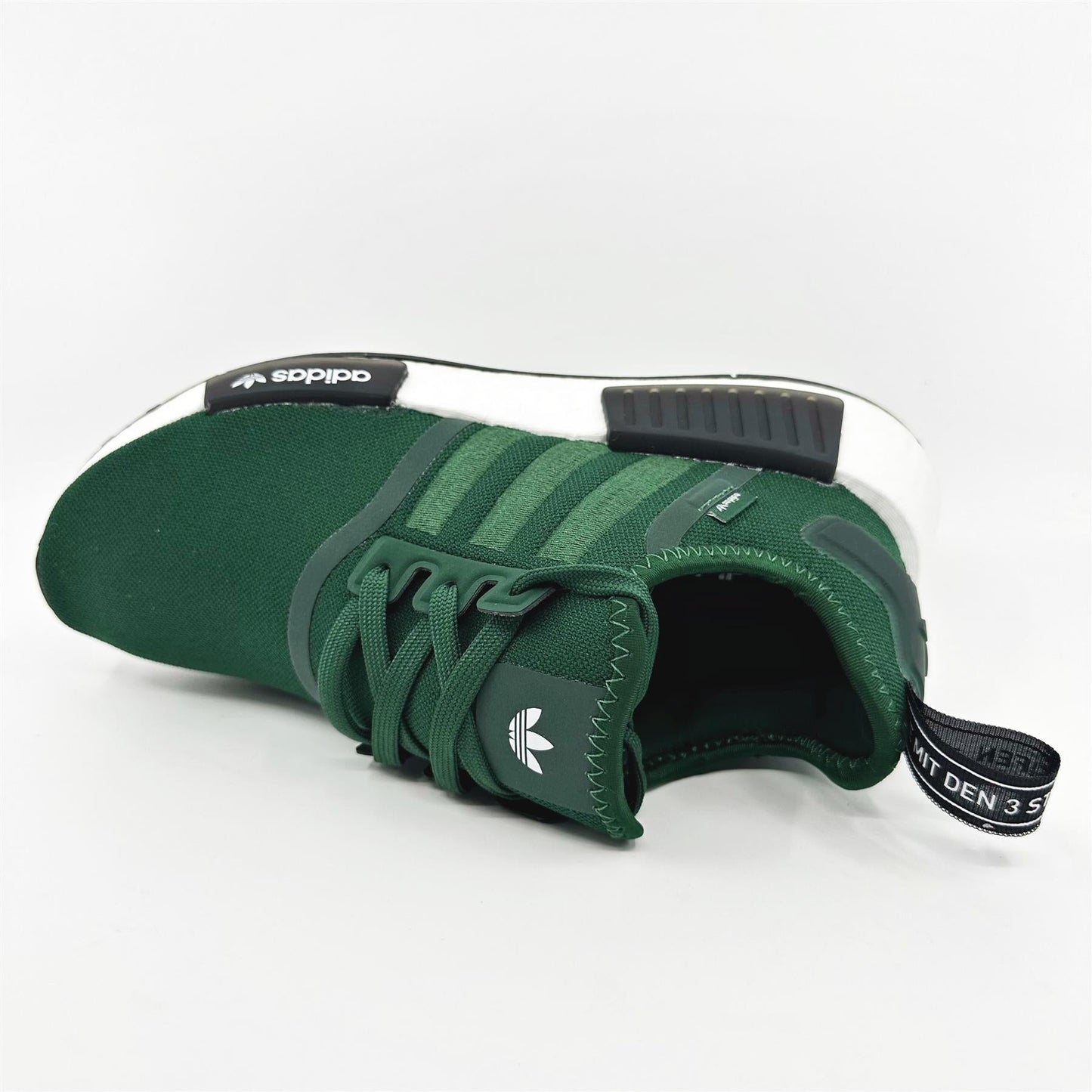 adidas NMD R1 Green White Black Women Athletic Sneaker HQ4280