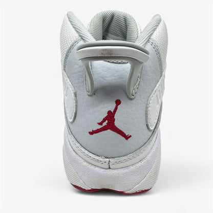 Jordan 6 Rings PS White Mystic Hibiscus Kids Size 2 Athletic Sneaker