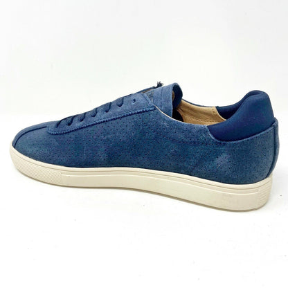 Clae Noah Deep Navy Waxed Suede Mens Premium Casual Sneakers
