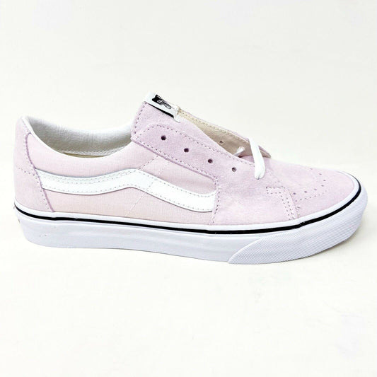 Vans SK8 Low Orchid Ice True White Womens Suede Casual Shoes Sneakers
