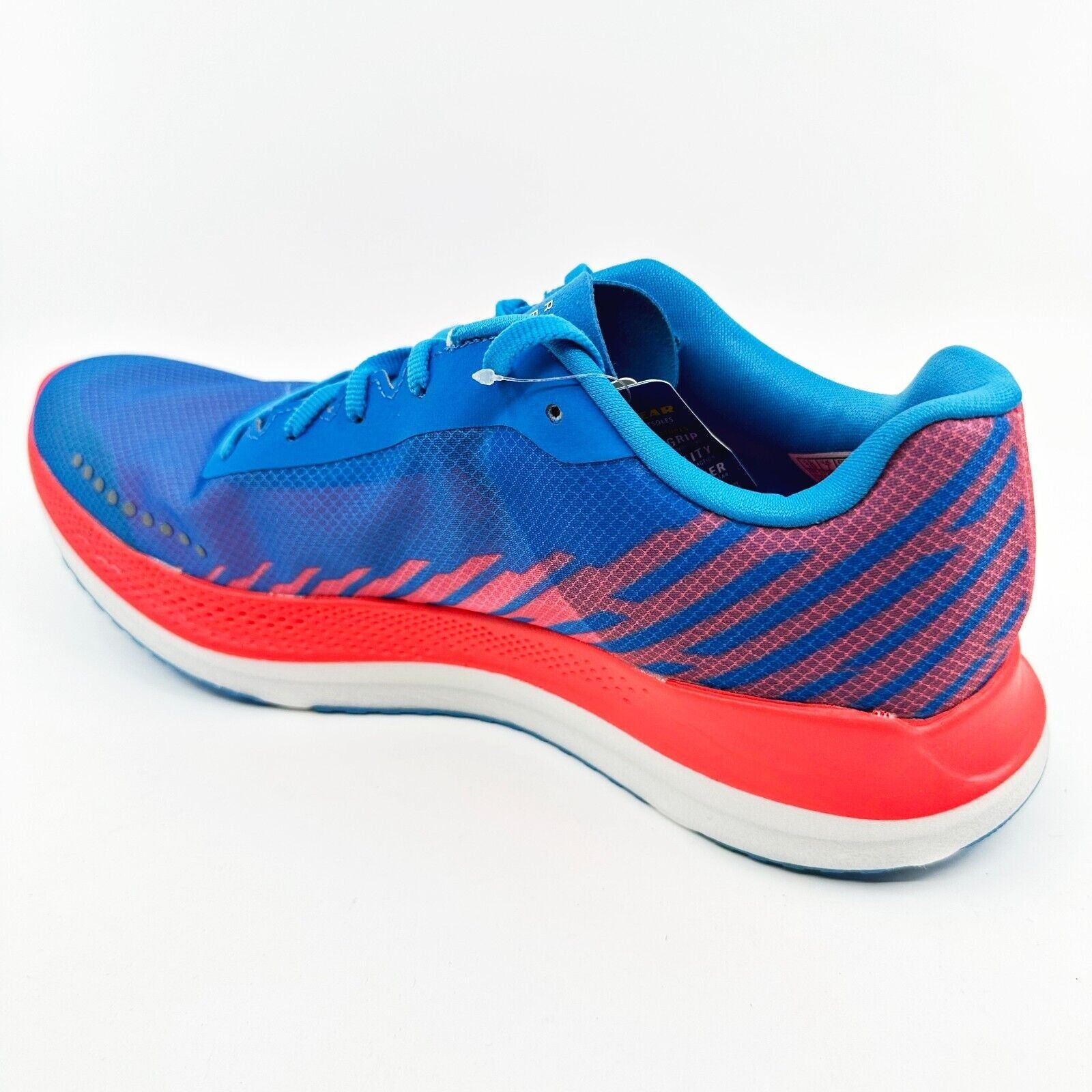 Skechers Go Run Razor Excess Blue Coral Womens Size 10 Athletic Running Shoes