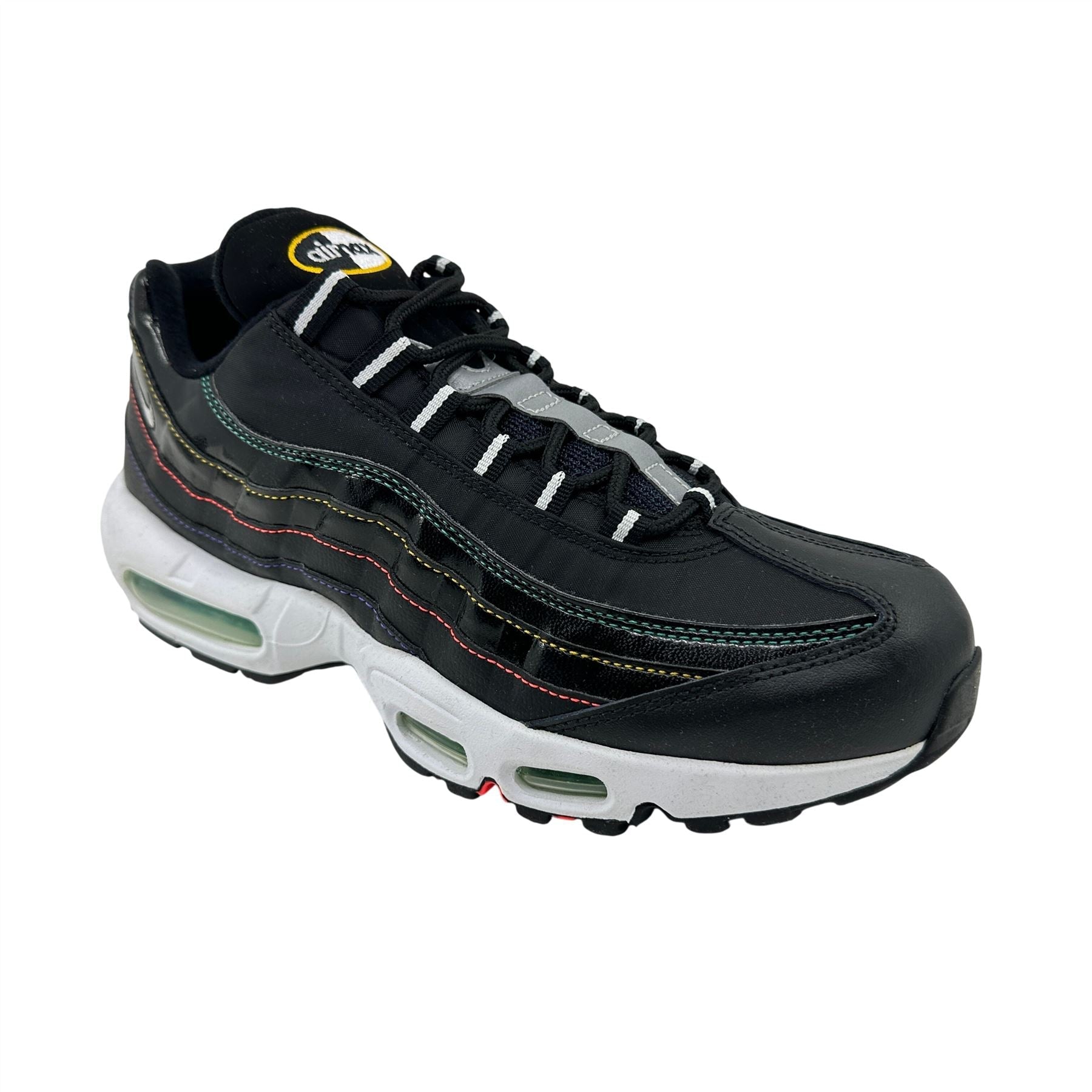 Nike Air Max 95 SE Black Flash Crimson Mens Athletic Sneaker