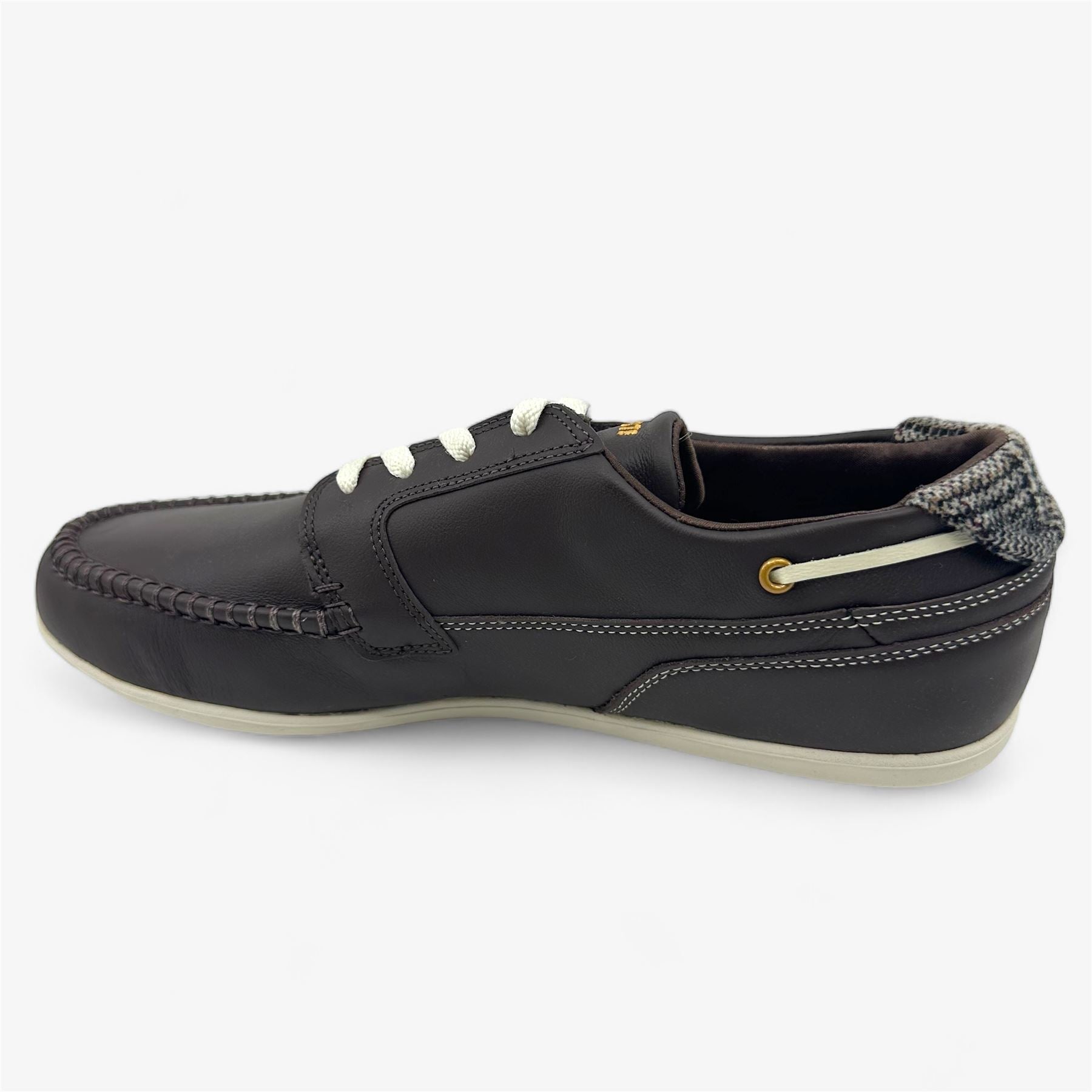 Lacoste Dreyfus CQ 2 US SPM Dark Brown Off White Mens Size 13 Casual Sneaker