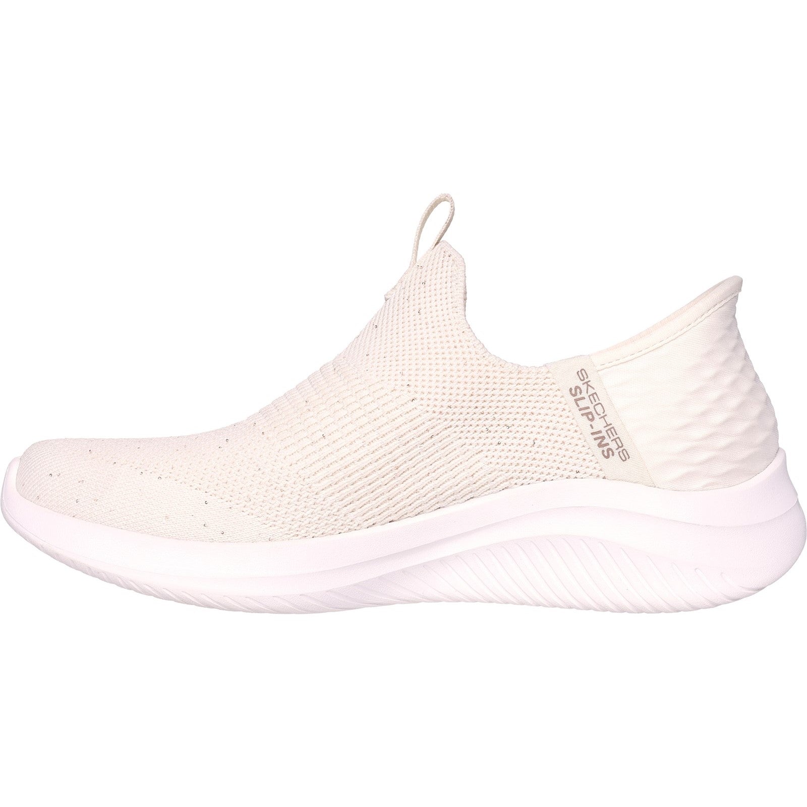 Women's Wide Fit Skechers 149594 Slip-ins Ultra Flex 3.0 Trainers -  Black/Rose Gold