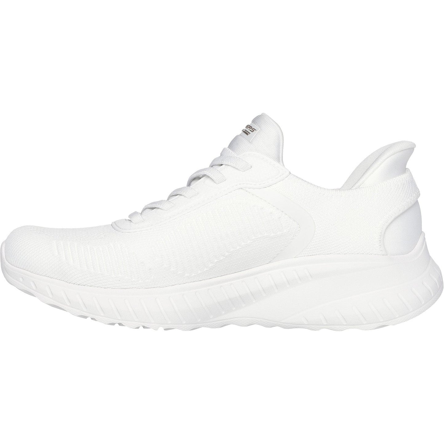 Women's Wide Fit Skechers Slip-ins 117497 Waves Bobs Sport Squad Trainers